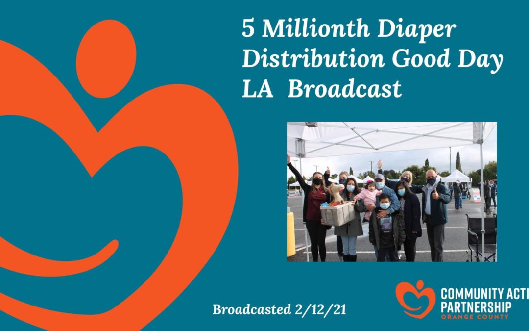 5 Millionth Diaper Good Day LA Broadcast