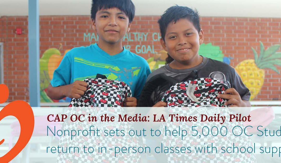Nonprofit sets out to help 5,000 OC Students return to in-person classes with school supplies